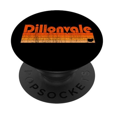 Dillonvale, Ohio, estilo retro de los años 80 PopSockets PopGrip Adhesivo