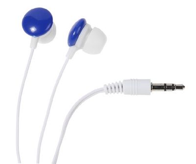 Vivanco SR 3 blue in-ear stereo oordopjes (3,5 mm jackstekker, 1,2 m) blauw