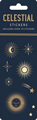 Celestial Sticker Set (6 Different Sheets of Stickers!), 2 1/2 x 7 1/8