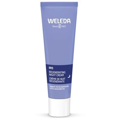 WELEDA - Crème de Nuit réconfortante Iris - Hydrate et ressource - Peaux sèches déshydratées - NATRUE - 30 ml
