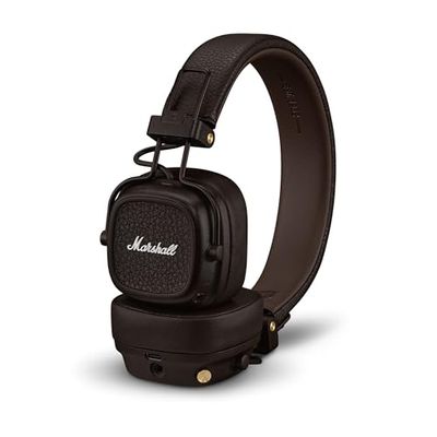 Marshall Major V Casque sans Fil Bluetooth, autonomie de 100 Heures - Marron