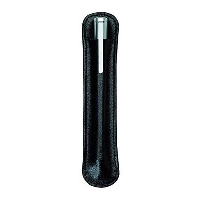Alassio 2606 Pen Case Genuine Leather 15.5 x 3 x 1 cm Black