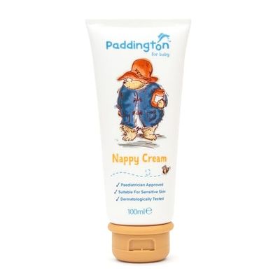 Paddington Baby Nappy Cream 100ml - Suitable for Newborn+ - Paediatrician Approved - Suitable for Sensitive Skin - Dematologically Tested - Made in UK