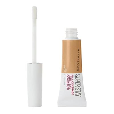 Maybelline New York Super Stay 24H Corrector De Ojeras Alta Cobertura Y Larga Duración Tono 20 Sand