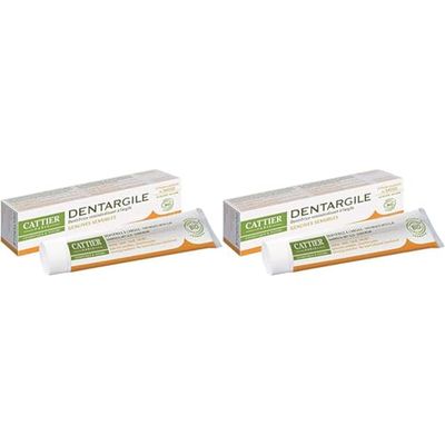 Cattier Dentifrice Dentargile Sauge 75 ml BIO (Lot de 2)