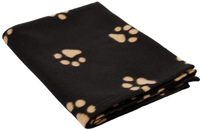 Trixie - Coperta in pile 37193 Beany, 100 x 70 cm, Nero