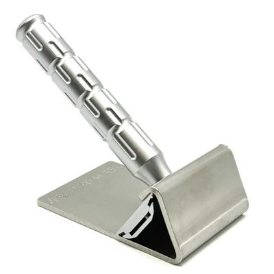 The Goodfellas' Smile Double Wire Safety Razor Holder in 304 Stainless Steel – Compatible with All Standard Models – 100% Made in Italy