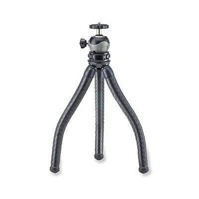 Carson BoaPod Treppiede da viaggio flessibile con adattatore universale per smartphone e pulsante di scatto remoto wireless Bluetooth (TR-050)