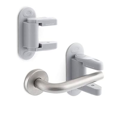 InnovaGoods® Bloqueo de seguridad para puertas DLooky (2 unidades), protege tu hogar de los intrusos, con diseño discreto y fácil de instalar, ideal para puertas y ventanas