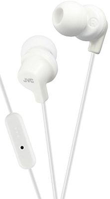 JVC HA-FR15-W-E Casque intra-auriculaire d'isolation acoustique supérieur avec microphone et télécommande - Blanc