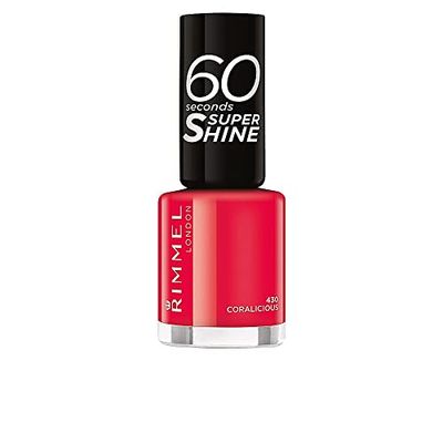 Rimmel London 60 Seconds Super Shine 430-Coralicious - 12 ml