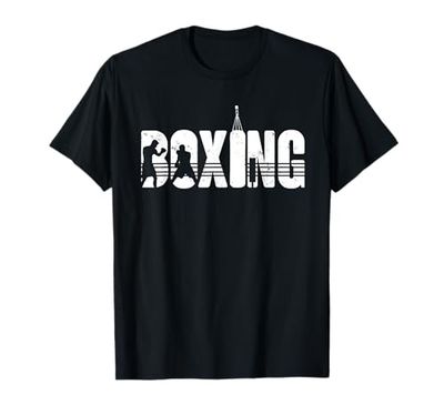 Boxe Sport Boxer Gym Fight Fight Match Guanti da Boxe Lover Maglietta