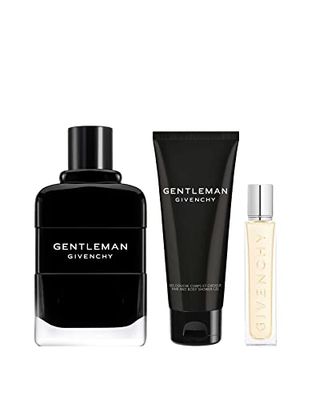 Givenchy Gentleman 3-częściowy zestaw upominkowy dla mężczyzn (woda perfumowana w sprayu 3,4 uncji + żel pod prysznic 2,5 uncji + 0,42 oz woda perfumowana Tr