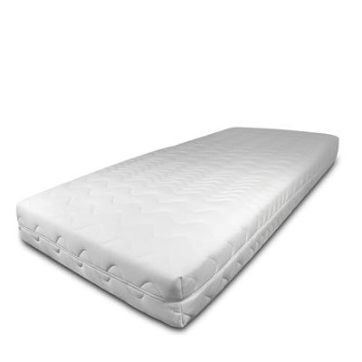 Coprimaterasso FONTANA, 80 x 200 cm, altezza 19-21 cm, anallergico, lavabile a 60 gradi, chiusura lampo su 4 lati