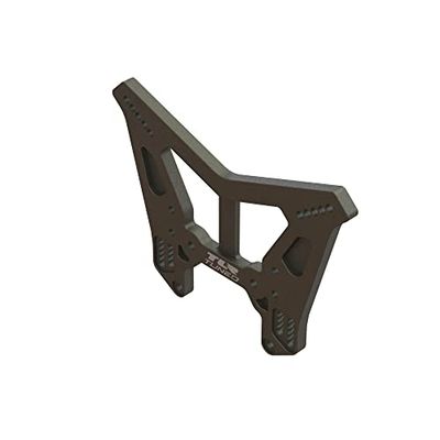 ARRMA- Torre d'urto Posteriore CNC 7075 T6 in Alluminio M – TLR, Colore Grigio/Argento, ARA320645