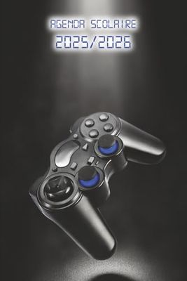 Agenda Scolaire 2025/2026 Gamer: Planificateur Bi-journalier deux jours par page | Organisateur de Sept 2025 à Juil 2026 | Pour Garçons de Primaire, ... | Thème Gaming & geek Manette de Jeux Néon