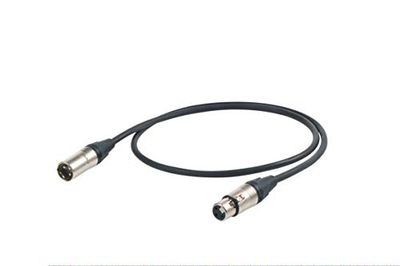Proel eso255lu05 esot Eric cavo audio (3 poli XLRM a 3 poli XLRF, connettori neutrik, 0,5 m, NC3FXX-hpc250 NC3MXX) Nero