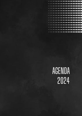 Agenda 2024: Format A5 | Semainier du lundi au vendredi sur 2 pages | Carnet de Notes | To-Do List | Outil de gestion du temps 3 en 1