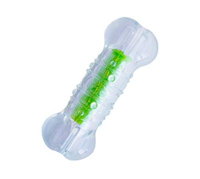 Petstages Crunchcore - Hondenspeeltje - kauwbot - met krakend geluid - groen - Medium