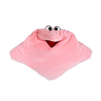 Living Puppets W237 - Cuscino a forma di marionetta, in tessuto, 40 x 40 cm, colore: rosa