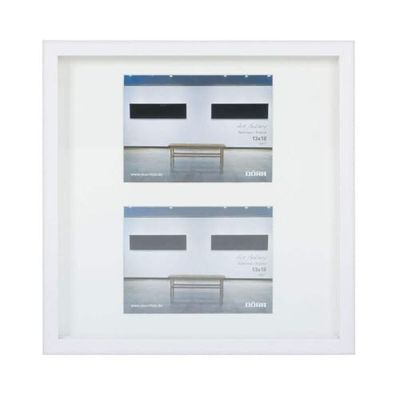 Dorr Art Gallery Cadre Photo, Métal, Blanc, 7 x 5-inch
