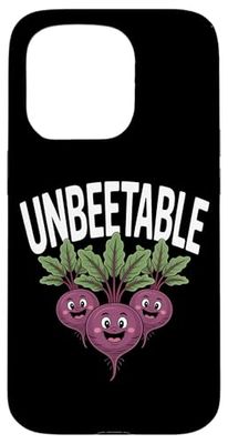 Unbeetable Happy Smiling Beets Graphic Case for iPhone 15 Pro