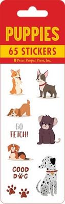 Puppies Sticker Set (6 Different Sheets of Stickers!), 2 1/2 x 7 1/8
