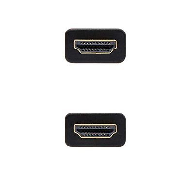 Brightium Kabel HDMI V2.0 4K@60Hz 18 Gb/s A/M-A/M Czarny 1m do przesyłania strumieniowego wideo i audio w wysokiej rozdzielczości na urządzeniach.