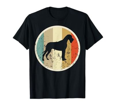 Vintage Clásico Gran danés Dogo alemán Alano alemán Perro Camiseta