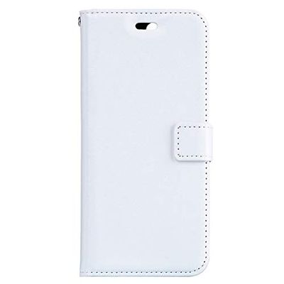 Carcasa de telefono for Galaxy A7 / A710 Crazy Horse Texture Horizontal Flip Funda de Cuero PU con Soporte y Ranuras for Tarjetas y Billetera (Negro) (Color : Blanco)