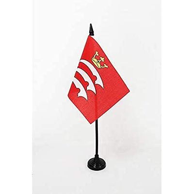 BANDIERA DA TAVOLO CONTEA DI MIDDLESEX 15x10cm - PICCOLA BANDIERINA COUNTY OF MIDDX. - INGHILTERRA 10 x 15 cm - AZ FLAG