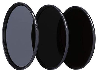Rollei F:X Pro ND filterset (ND 8, ND 64, ND1000) neutral-density-filterset met 3 grijsfilters (52 mm)