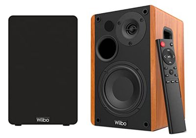 Wiibo Oxy 405BT Altavoces Bluetooth 4 Pulgadas 2 vías Nogal