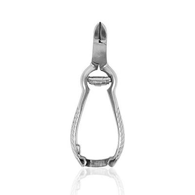 Casalfe Pinze per pedicure in acciaio inox – con molla a doppia piastra che fornisce un taglio sicuro e preciso.