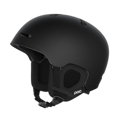 POC Adulte Unisexe, Casque de Ski, Uranium Black Matt, M-L (54-59cm)