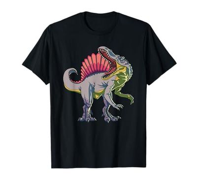 Dinosaurio Spinosaurus Realista Vida Silvestre Prehistórica Camiseta