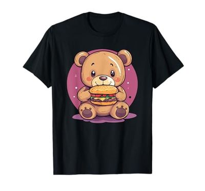 Orsacchiotto Holding Burger Delight Maglietta