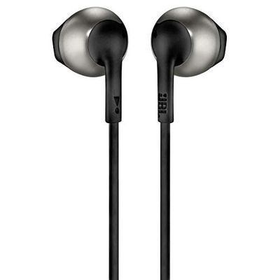 JBL T205 Auriculares (Com fios, Intra-orelhas, Binaural, Intra-aural, 20-2000 Hz, preto)