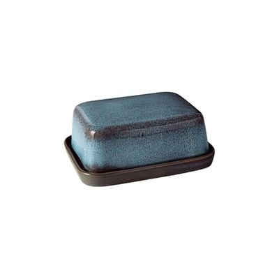like. by Villeroy & Boch Lave glacé - beurrier, 15x 12 x 6,5 cm, turquoise