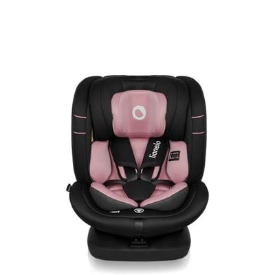 LIONELO Bastiaan i-Size Fotelik Samochodowy Obrotowy 360° dla Dzieci 0-36kg od 40-150 cm, Montaż Przodem i Tyłem, ISOFIX Pas TopTether, Pełna Regulacja Ochrona Boczna