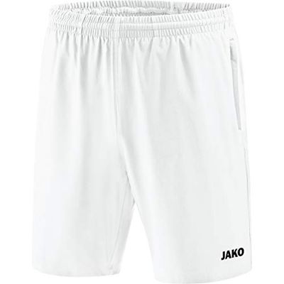 JAKO - Pantaloncini da Bambino Unisex Profi 2.0, Unisex - Bambini, Corto, 6208, Bianco, 128