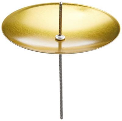 Rayher 2515006 mässingsljushållare, för kontakt, SB-Btl. 4 st., guld