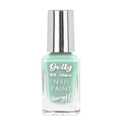 Barry M Gelly Hi Shine Nail Paint, Shade Cactus |Green Glossy Nail Polish