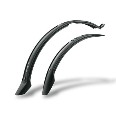 SKS Velo 55 Guarda-lamas híbrido, unissexo para adulto, preto, 55 mm