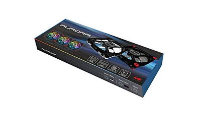 IN WIN Aurora Blackwhite RGB PK3 Negro