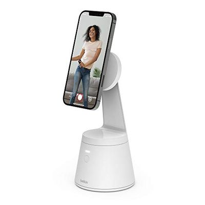 Belkin MMA001BTWH telefoonhouder met gezichtstracking (Met MagSafe compatibele telefoonhouder met bewegingstracking voor artiesten, Werkt met de iPhone 13-serie)