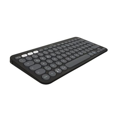 Logitech Pebble Keys 2 K380s - QWERTZ German Layout, Graphite