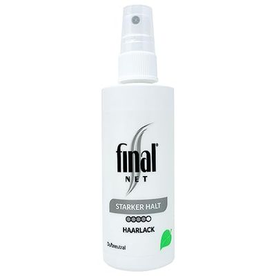 Final Net Forte Tenuta: Spray Lucido per Tutti i Tipi di Capelli con Forte Tenuta, Spray Fisso, lacca per Capelli da Donna, Spray per Capelli, Spray per Capelli, Spray per Capelli, Senza Profumo,