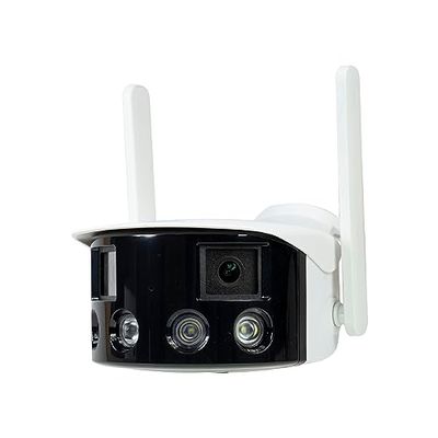 PNI Telecamera di videosorveglianza IP590 senza fili con IP doppio obiettivo 2 x 2 MP, 180 gradi, slot micro SD