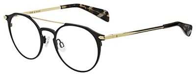 rag & bone Heren RNB7013 zonnebril, mat zwart, 50, mat zwart